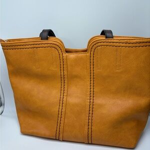 Stylish Tan Tote Bag